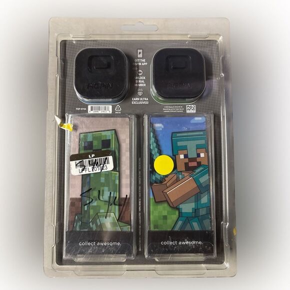 Nwt Minecraft Steve and Creeper FiGPiN Set- has stickers on the packaging - Picture 2 of 2